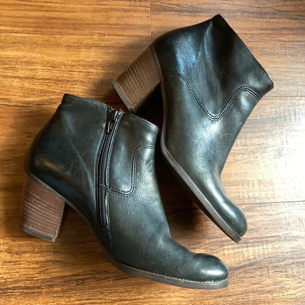 Paul Green Black Ankle Boots